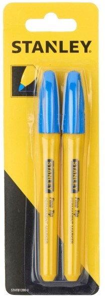 Маркери STANLEY "Fine Tip" сині 2 шт.