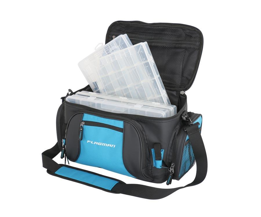 Сумка спінінгова Flagman Lure Bag з 4 коробками 46х22х26 см, фото 1