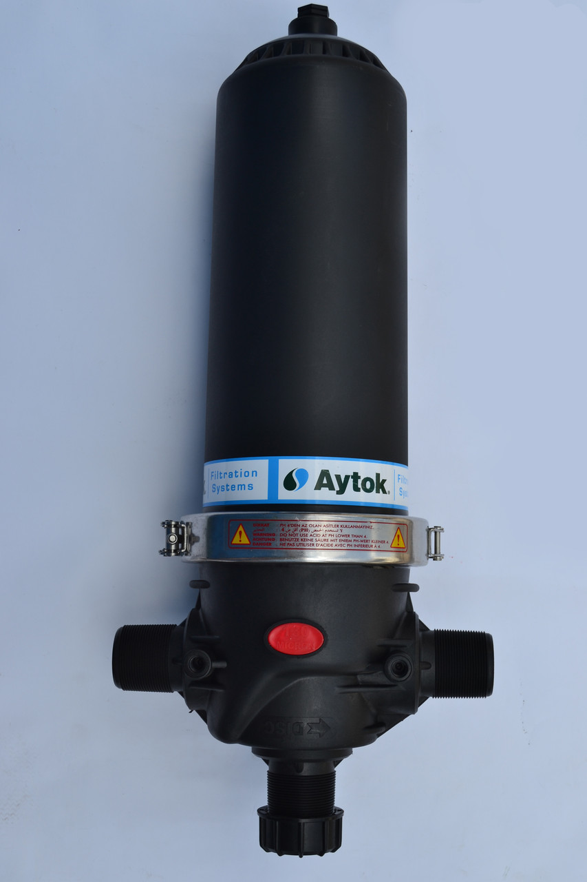Фільтр дисковий гідроциклон 2" 20 мкм довгий Aytok, фото 1