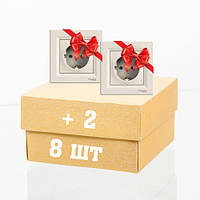 Розетка з заземленням крем Schneider electric Asfora eph2900123 10шт за ціною 8