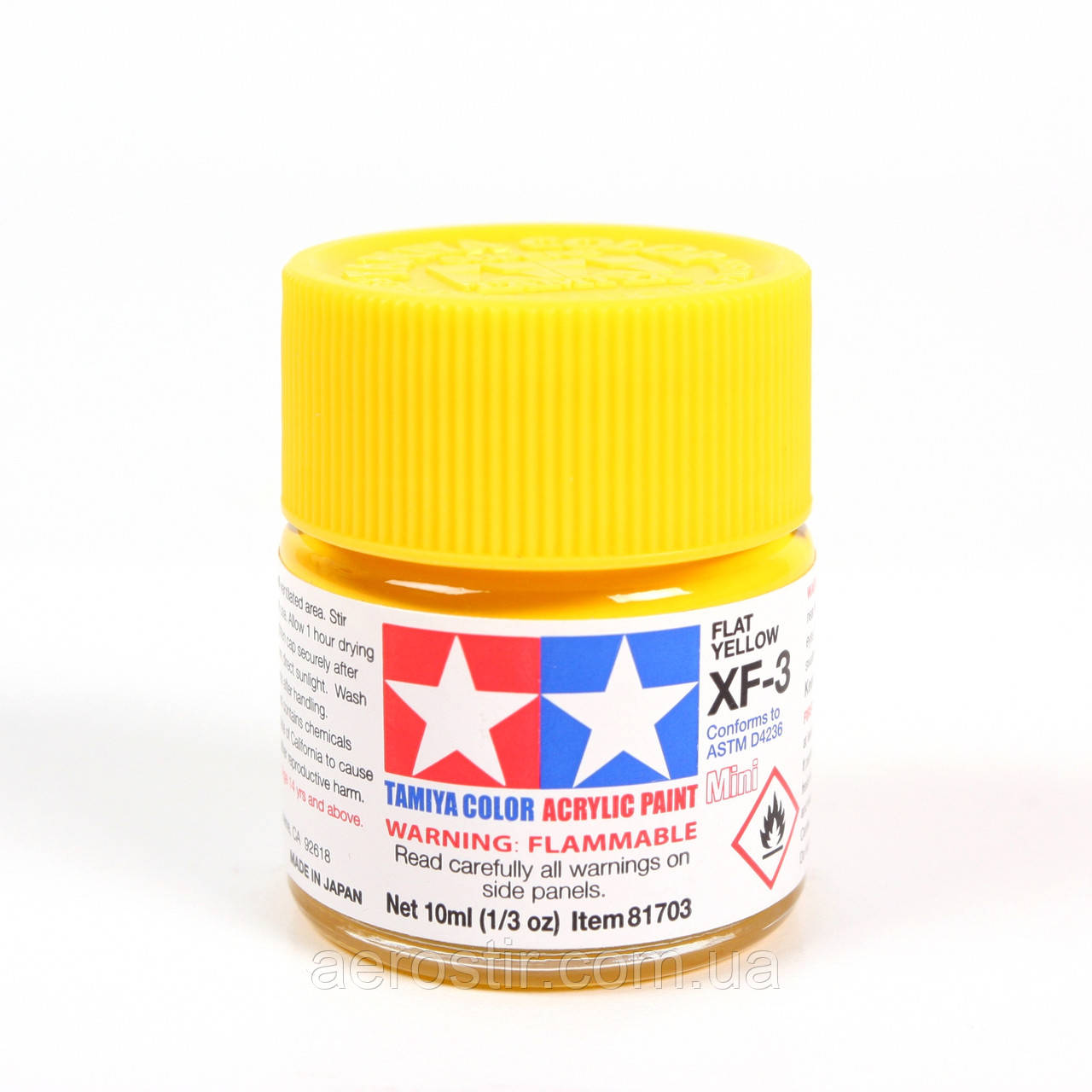 КРАСКА TAMIYA XF-3 FLAT YELLOW