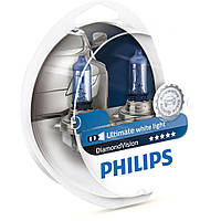 Комплект галогенных ламп Philips DiamondVision 12362DVS2 H11 5000K