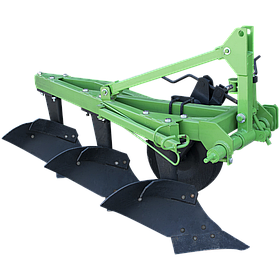 Міцний навісний трикорпусний плуг для трактора 3-20 см із посиленою рамою