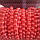 Полусуна перли на нитки червона.6 мм, фото 3