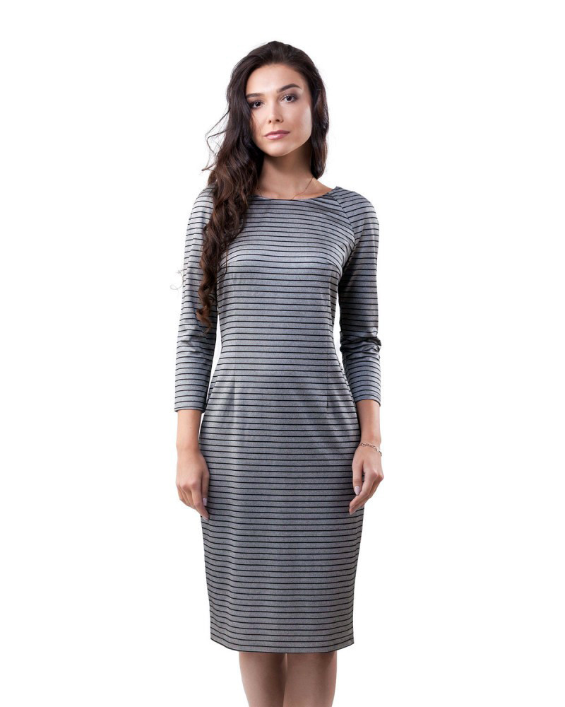 Платье женское приталенное (в размерах М-3XL) - фото 1 - id-p998328128