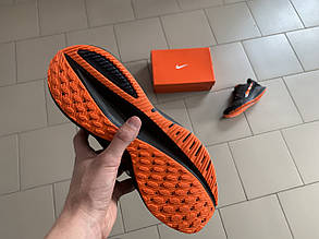 Чоловічі кросівки Nike Zoom Pegasus 14 Black Orange чорні з жовтогарячим, фото 4