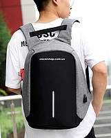 Чоловічий рюкзак Антивор. Сумка для ноутбука. портфель. Багатофункційний рюкзак USB. РМ1
