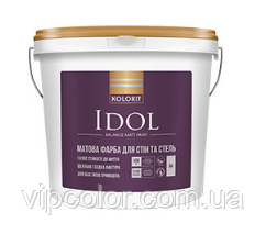Kolorit Idol водостійка фарба для внутрішніх робіт А 4,5 л, фото 1