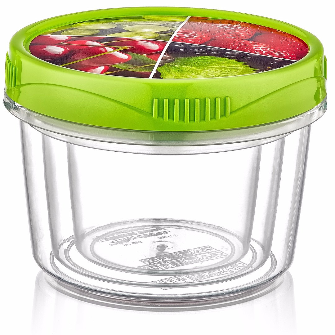 Набір харчових судків Irak Plastik Style box 3 в 1, (0.3 л, 0.5 л, 0.8 л)