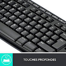 Беспроводная клавиатура и мышь Logitech MK270 французская, б/у, фото 2