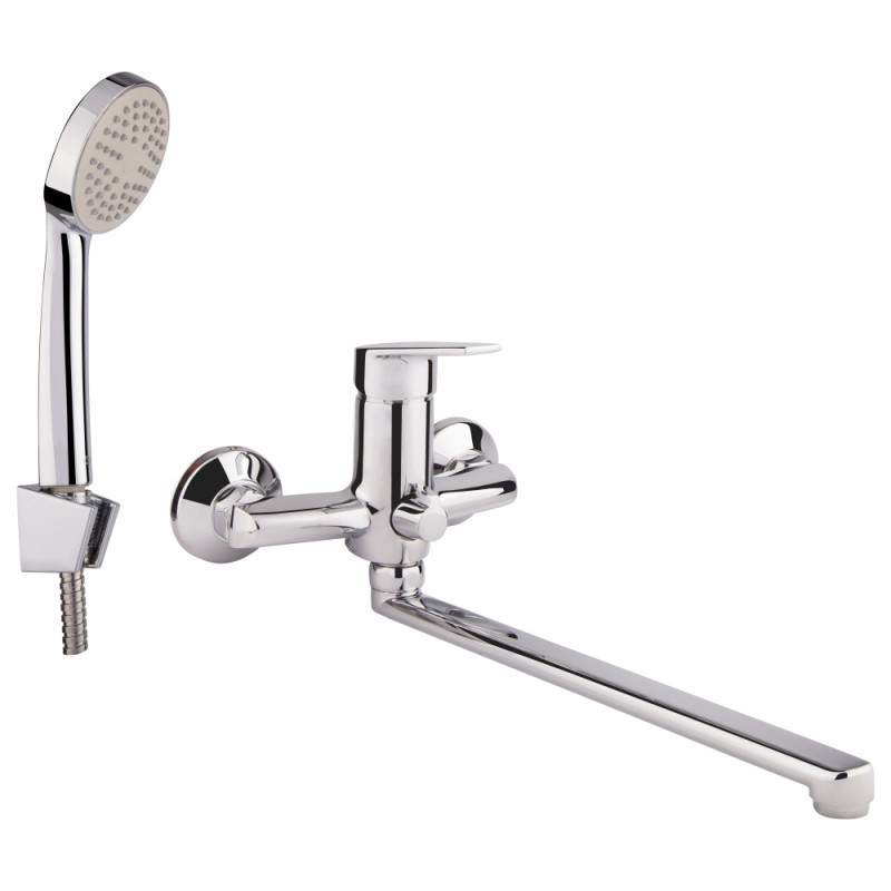 Змішувач для ванни одноважільний поворотний GF Italy (CRM)/S- 08-005N хром, фото 1