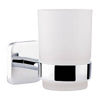 Склянка настінна для ванної кімнати (матове скло) GF Italy (CRM)/S- 2706