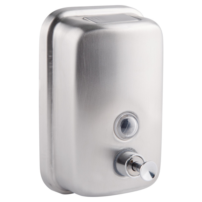 Хромований дозатор для рідкого мила 500 мл GF Italy (CRM)/S- 405-5 хром, фото 1