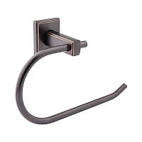 Тримач стандартного туалетного паперу без кришки GF Italy (BLB)/S- 2603-2 чорна бронза