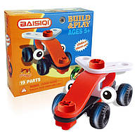 Детский мини-конструктор Build & Play Baisiqi набор для конструирования игрушечной техники 19дет. NO.6818