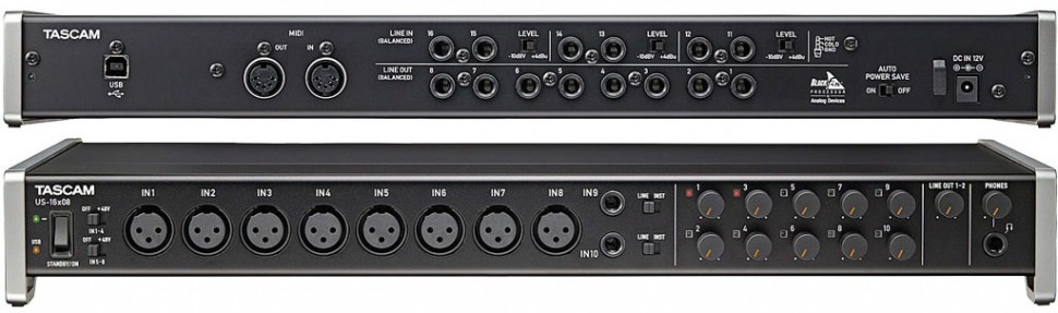 Аудіоінтерфейс Tascam US 16x08