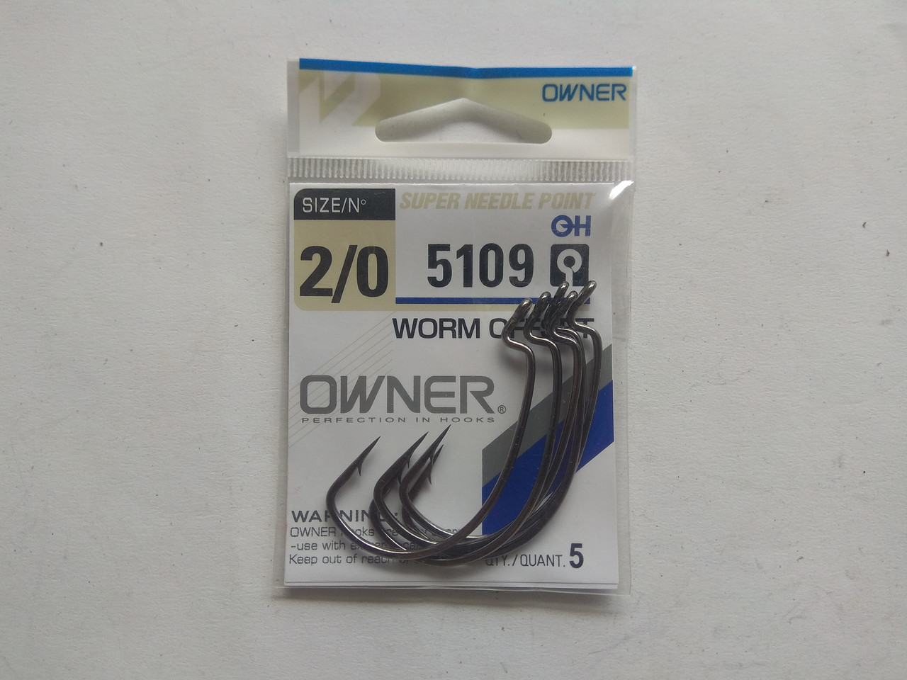 Гачок офсетний 5109 Owner Worm Offset 2/0