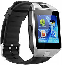 Розумні смарт-годинник Smart Watch UWatch DZ09 Silver
