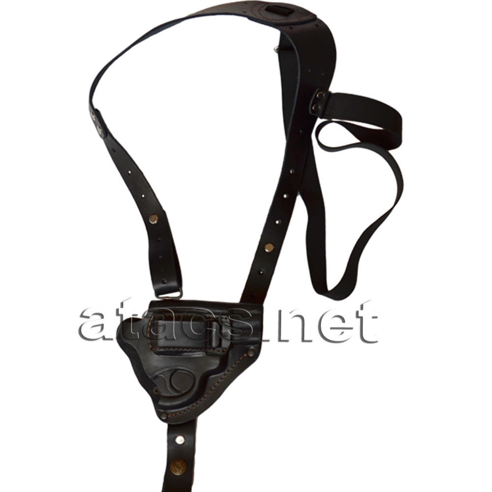 Кобура оперативна для револьвера, шкіряна формована зі скобою, фото 1