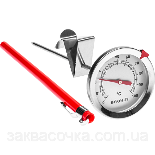 Термометр +кліпса + футляр + бігунок (Польща), фото 1