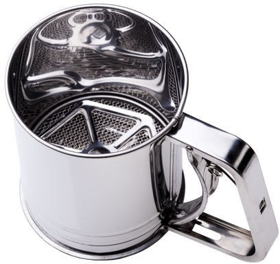 Кружка-сито для просіювання борошна Empire EM-9749, з нержавіючої сталі, діаметр 10 см, зручна і практична