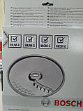 Терка Диск для нарізки Bosch MUZ45PS1 Для кухонних комбайнів Bosch серії MUM4 і MUM5. картопля фрі, фото 3