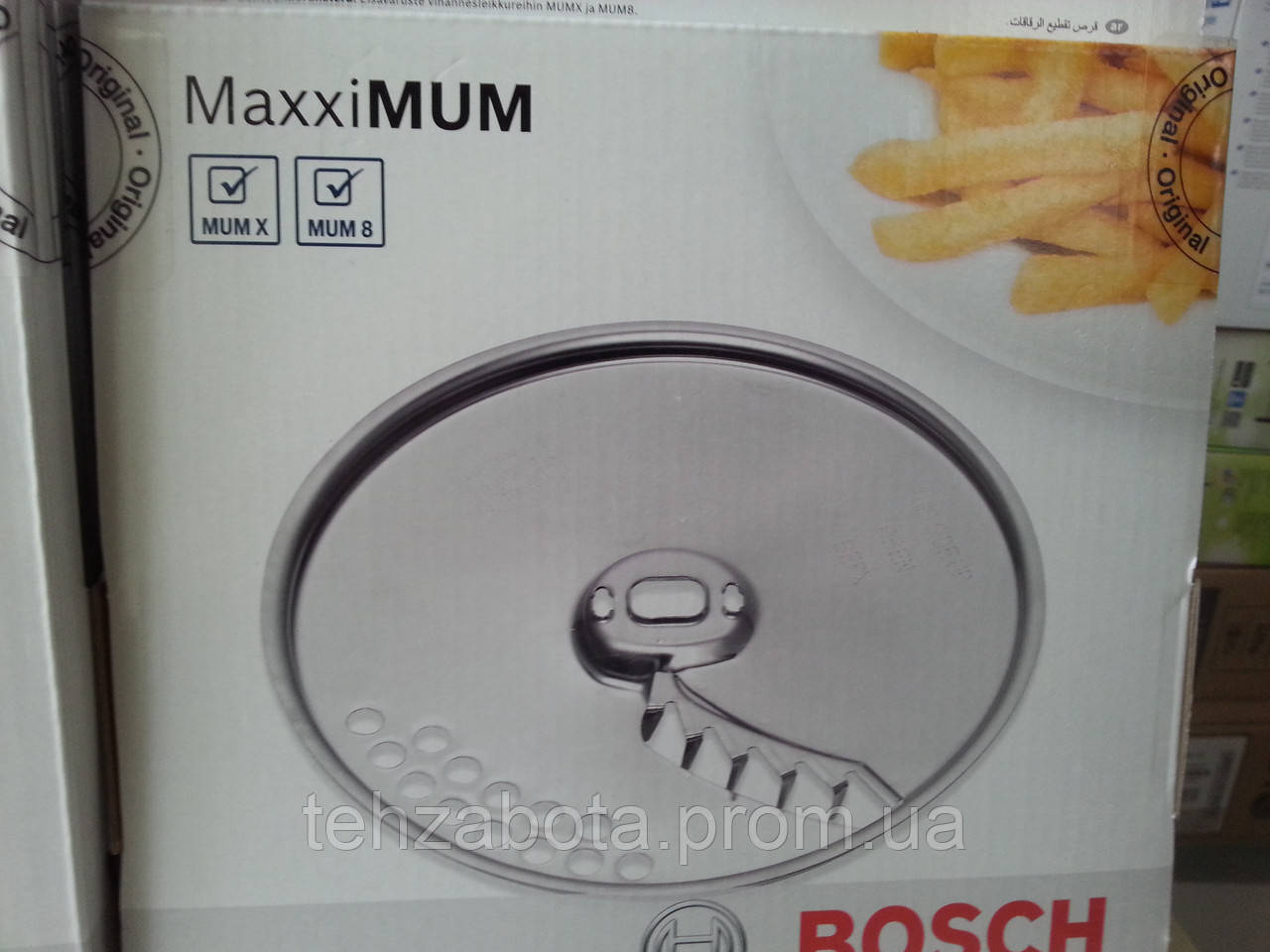 Терка диск Насадка к комбайну Bosch MUZ8PS1 диск для картофеля фри  Для комбайнів Bosch серії 8 та X