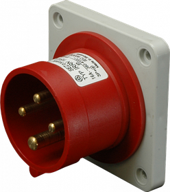 Вбудована Вилка пряма, IRRN 1643, IP44 (16A, 400V, 3P+PE) SEZ