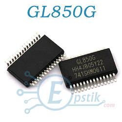 GL850G, контролер USB хаба, SSOP28