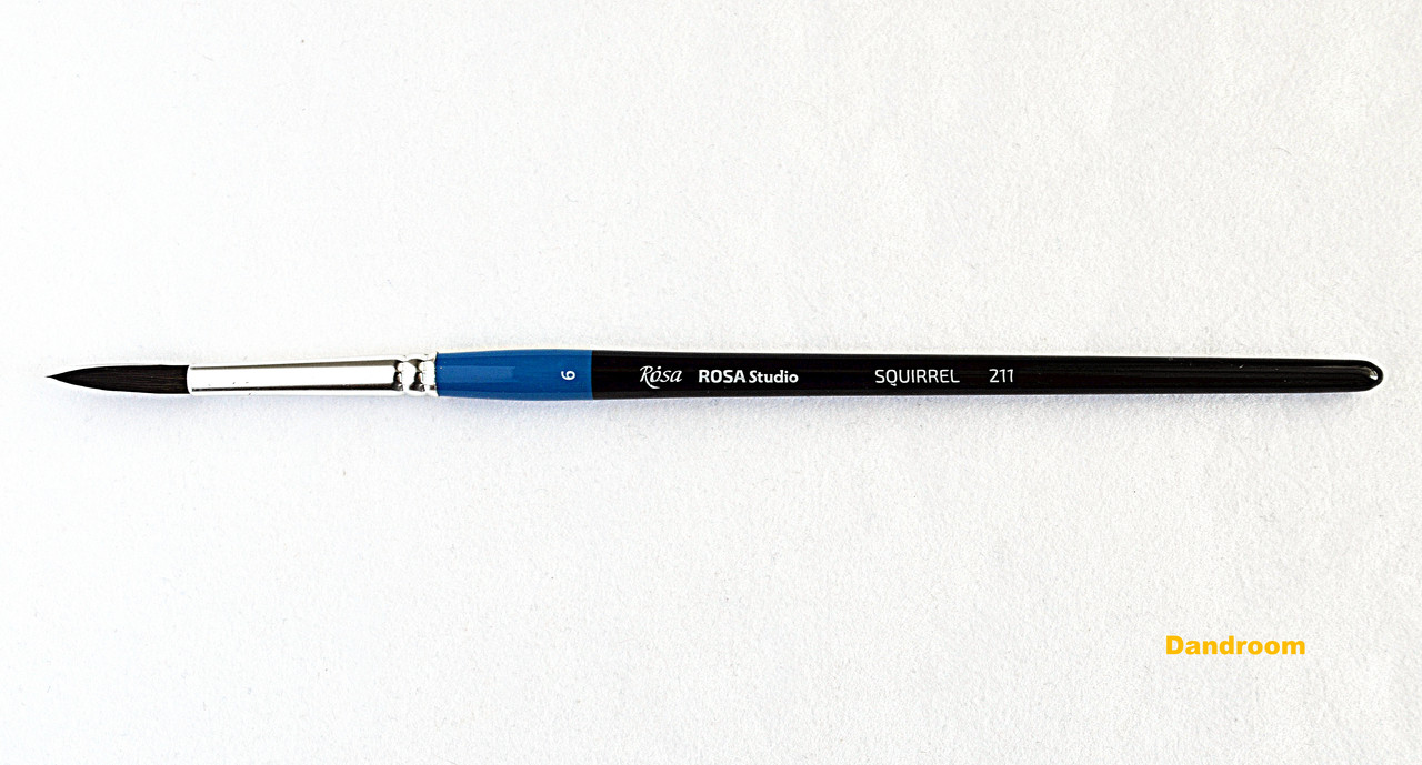 Білка кругла, 211, № 6, к. р. пензель ROSA Studio, фото 1