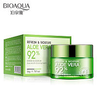 Крем для лица с Алое Вера 92% увлажняющий BIOAQUA Aloe Vera 92% (50г)