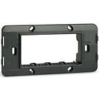 Каркас на 4 модуля, чорний, Brava, дкс [75021N] dkc