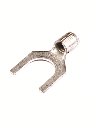 Неізольований наконечник (вилка) 1.5-2.5кв.мм. M3 [2B13] (1 шт.) Quadro ДКС Україна, фото 1