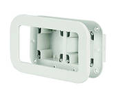 Коробка монтажна для прихованого монтажу на 2 розетки, 95х95, Quadro, дкс [dis137122]