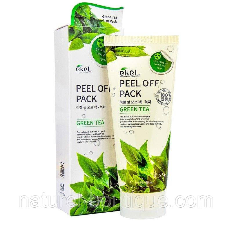 Маска-плівка Ekel Peel Off Pack Green Tea з екстрактом
зеленого чаю