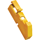 Ізолятор на DIN-рейку для шини жовтий [YIS21] UEC