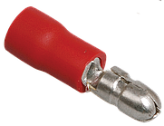 Ізольований наконечник (вилка) 0.5-1.5кв.мм. червоний (100 шт.) [URP20-D15-D17-4] РшИп 1,25-4 UEC