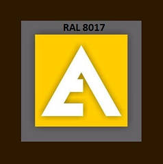 Порошкова Фарба ETIKA RAL 8017 Матовий (Поліефірна основа)