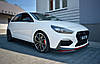 Спліттер Hyundai I30 N (17-20) тюнінг обвіс елерон губа (V2), фото 4