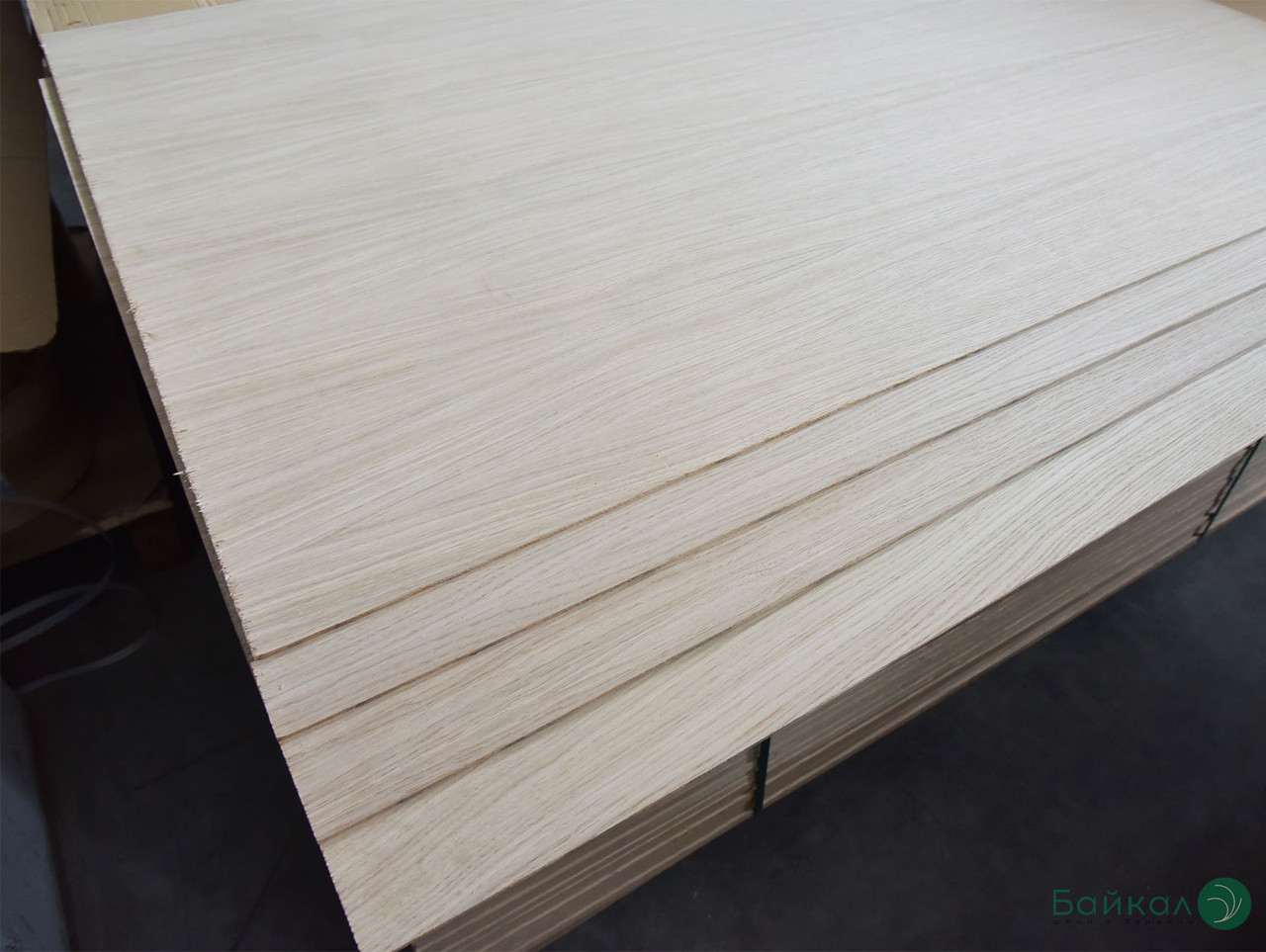 МДФ-плита, шпонована дубом, 6 мм Аcom/B 2,80х2,07 м, фото 1