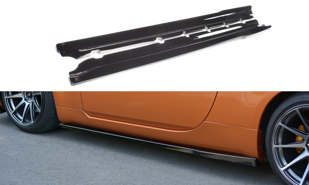 Пороги Nissan 350Z тюнінг елерон обвіс, фото 1