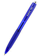 Ручка кулькова автоматична, "City", корпус синій, стержень синій. AXENT