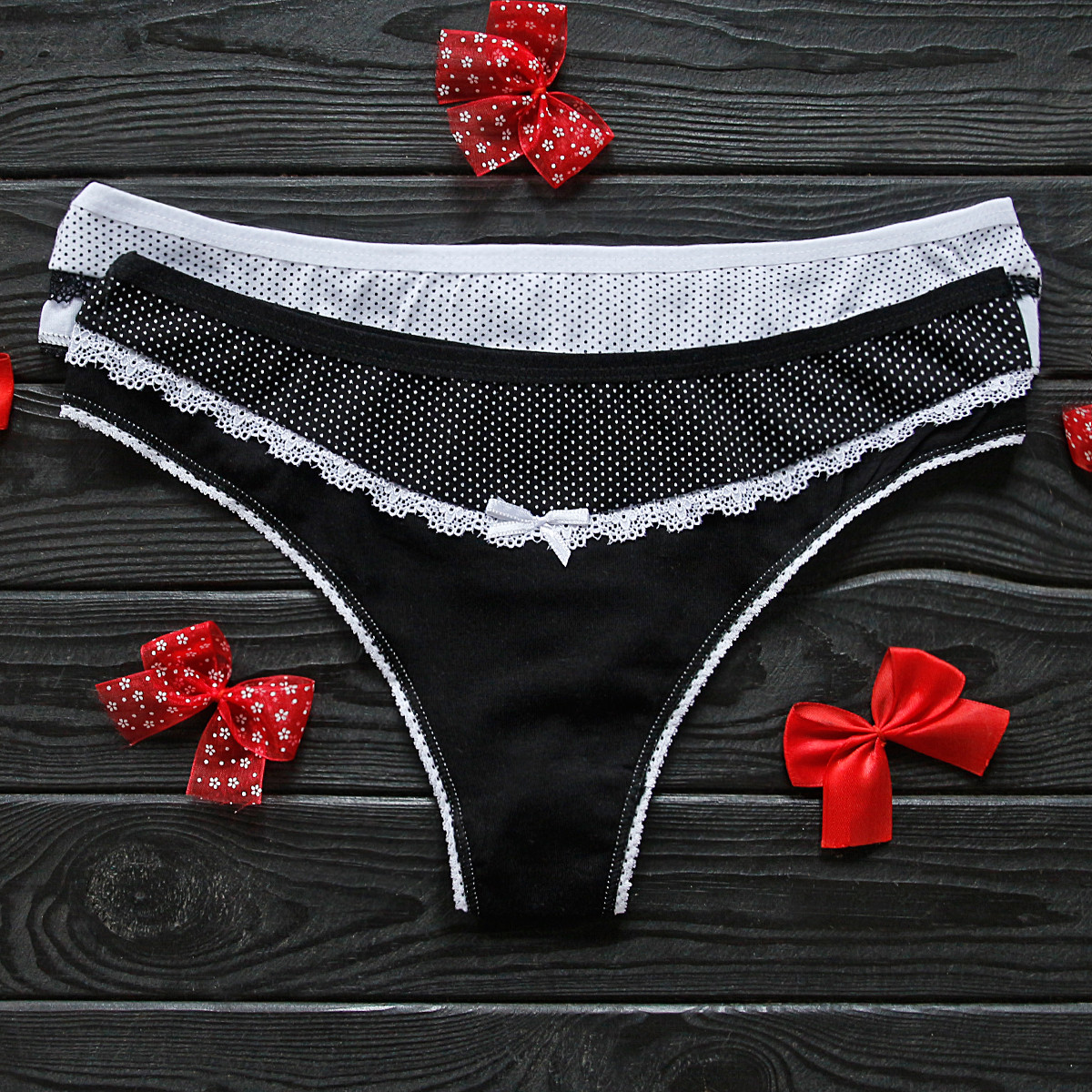 Труси жіночі стринги Nicoletta Туреччина батал 4XL | 5 шт.