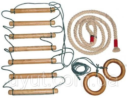 Комплект дитячого навісного (дерево), фото 1