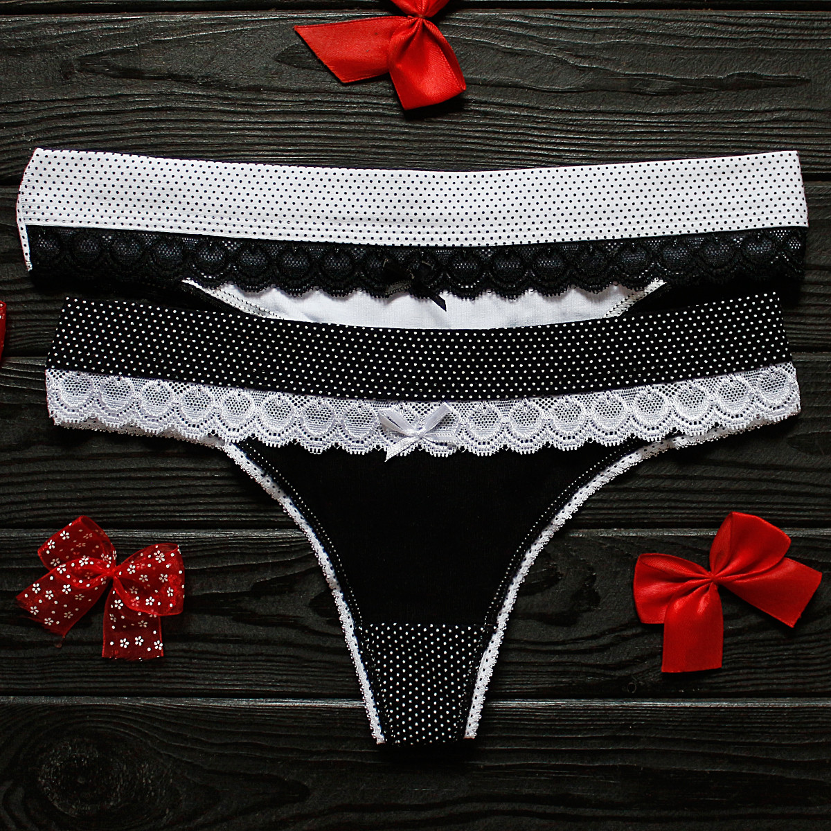 Труси жіночі стринги Nicoletta Туреччина XL | 5 шт.