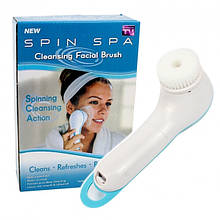 Щітка для вмивання чищення обличчя Spin Spa Cleansing Facial Brush 