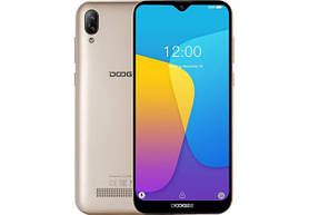 Doogee Y8C gold смартфон 1/8 GB, 8MP 6.1", + подарунок