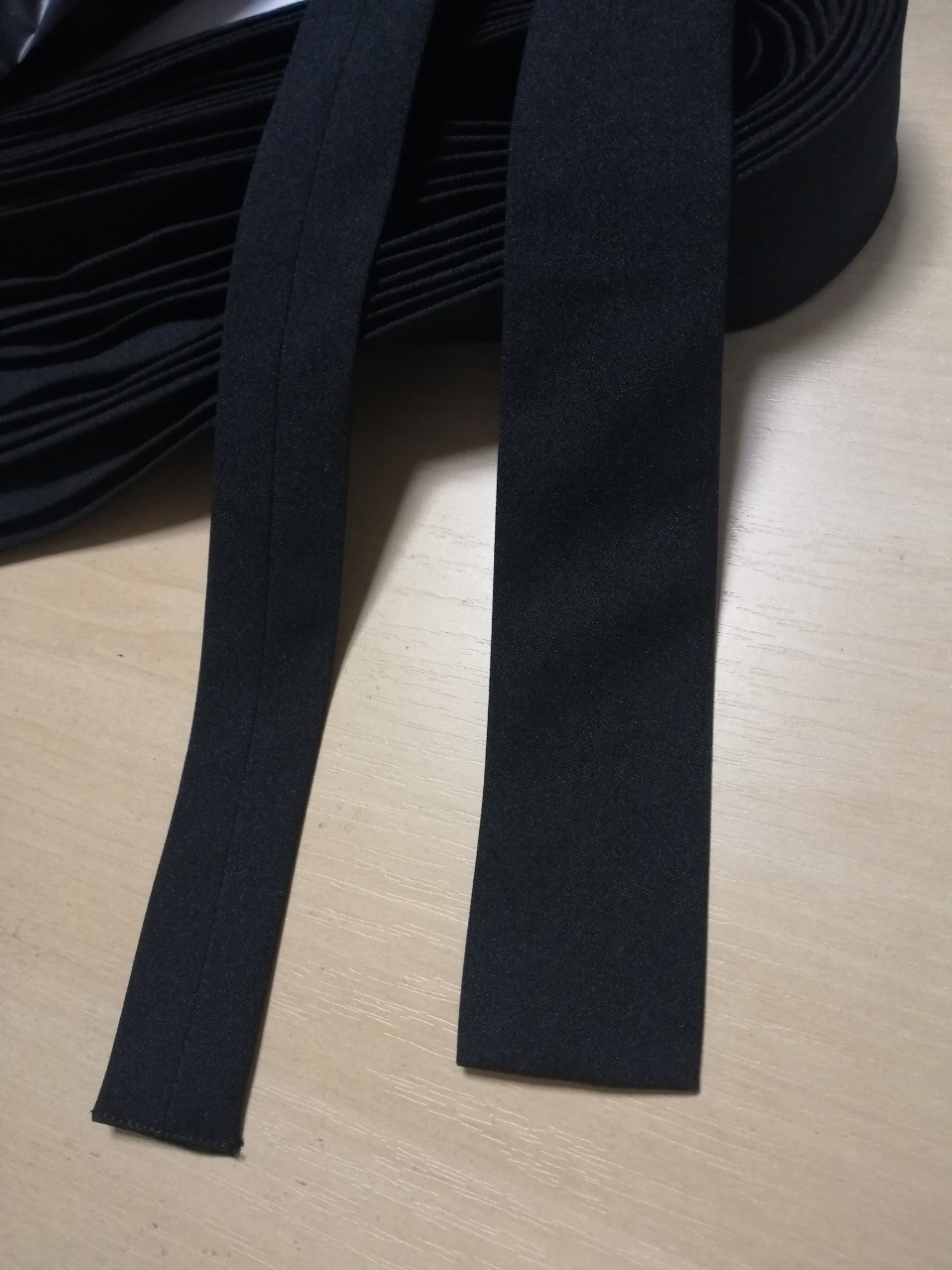 Краватка Atteks чорна рівна - 1206-1