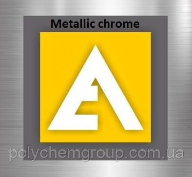 Порошкова Фарба ETIKA RAL Хром METALLIC CHROME Глянсовий (Поліефірна основа), фото 1