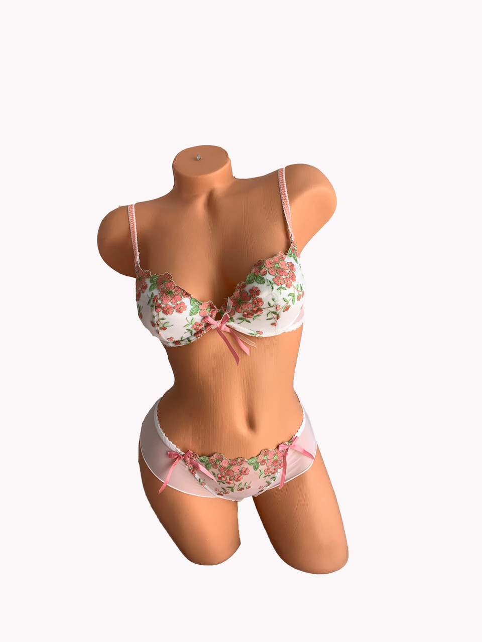 Комплект бюстгальтер пушап і труси бразиліана Marta 4850 білий 70С/М